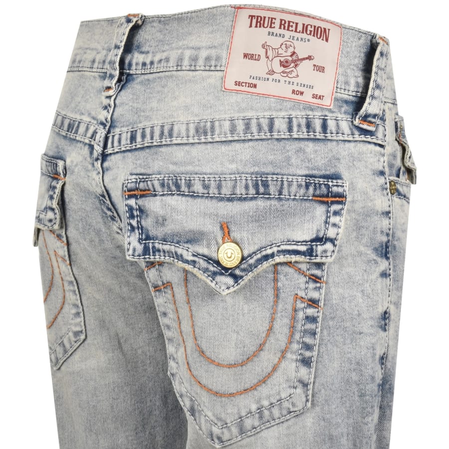 True Religion Ricky Big T Flap Jeans Light Blue | Mainline Menswear ca